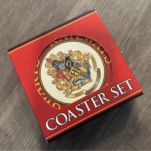 NWT Harry Potter Hogwarts Ceramic Coasters Set Of 4